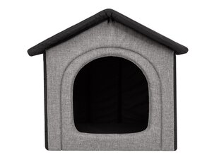 Pesa-maja Hobbydog Inari Light Grey Black, 38x32 cm цена и информация | Лежаки, домики | kaup24.ee