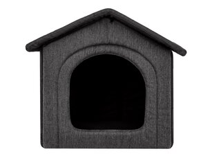 Лежак-конура Hobbydog Inari Grey Black, 44x38 см цена и информация | Лежаки, домики | kaup24.ee