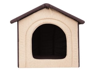 Лежак-конура Hobbydog Inari Beige Brown, 44x38 см цена и информация | Лежаки, домики | kaup24.ee
