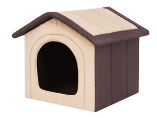 Лежак-конура Hobbydog Inari Beige Brown, 44x38 см цена и информация | Лежаки, домики | kaup24.ee