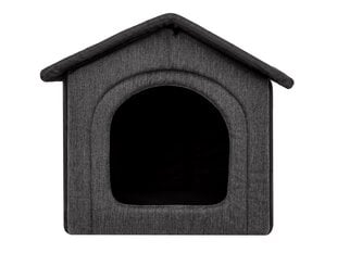 Лежак-конура Hobbydog Inari Grey Black, 52x46 см цена и информация | Лежаки, домики | kaup24.ee