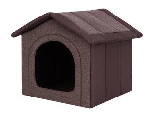 Лежак-конура Hobbydog Inari Dark Brown, 52x46 см цена и информация | Лежаки, домики | kaup24.ee