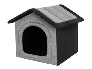 Pesa-maja Hobbydog Inari Light Grey Black, 60x55 cm цена и информация | Лежаки, домики | kaup24.ee