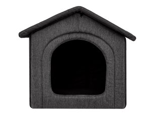 Лежак-конура Hobbydog Inari Grey Black, 76x72 см цена и информация | Лежаки, домики | kaup24.ee
