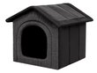 Pesa-maja Hobbydog Inari Grey Black, 76x72 cm hind ja info | Pesad, padjad | kaup24.ee