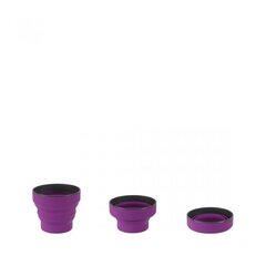Складная кружка Lifeventure Flexi Mug, фиолетовая цена и информация | Другой туристический инвентарь | kaup24.ee