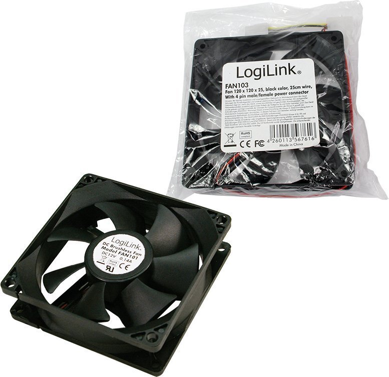 LogiLink FAN103 hind ja info | Arvuti ventilaatorid | kaup24.ee