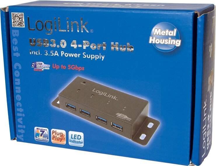 LogiLink UA0149 цена и информация | USB jagajad, adapterid | kaup24.ee