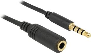 Delock 84666, Aux Aux 3.5 mm, 1 m цена и информация | Кабели и провода | kaup24.ee