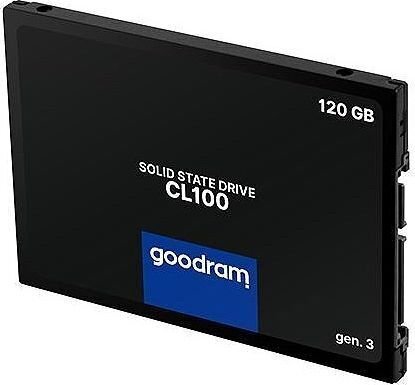 GOODRAM SSDPR-CL100-120-G3 цена и информация | Sisemised kõvakettad (HDD, SSD, Hybrid) | kaup24.ee