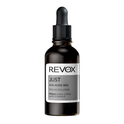 Happega näokoorija Revox Just AHA Acids 30%, 30 ml hind ja info | Näopuhastusvahendid | kaup24.ee