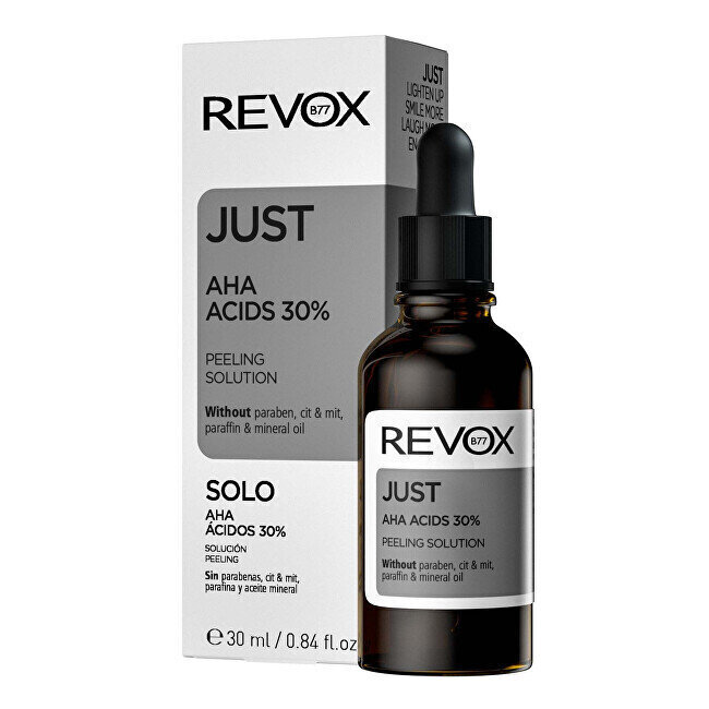 Happega näokoorija Revox Just AHA Acids 30%, 30 ml hind ja info | Näopuhastusvahendid | kaup24.ee