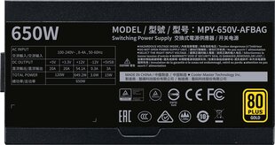 Cooler Master MPY-650V-AFBAG hind ja info | Toiteplokid (PSU) | kaup24.ee