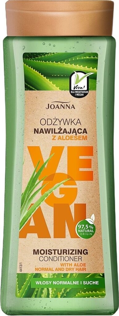 Niisutav juuksepalsam Joanna Professional Vegan Aloes 300 g hind ja info | Juuksepalsamid | kaup24.ee