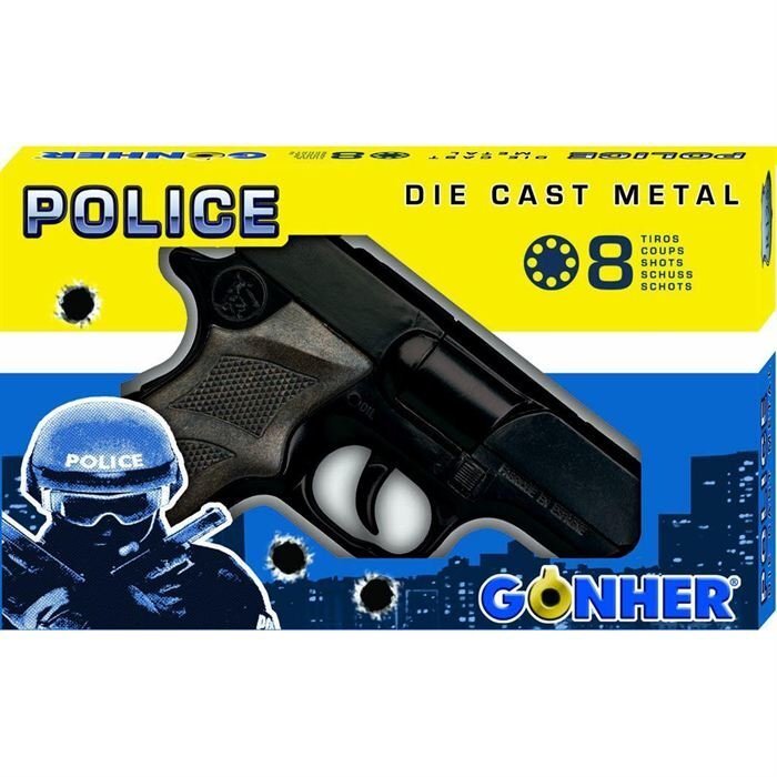 Mängupolitsei relv Gonher, 125/6 hind ja info | Poiste mänguasjad | kaup24.ee