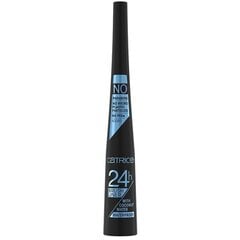 Veekindel silmalainer Catrice 24h 3 ml, 010 Ultra Black hind ja info | Ripsmetušid, lauvärvid, silmapliiatsid, seerumid | kaup24.ee