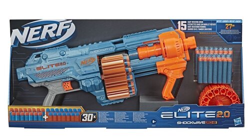 Mängupüstol Nerf Elite 2.0 Shockwave RD-15 hind ja info | Poiste mänguasjad | kaup24.ee