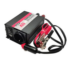 Inverter 12V-220V, 350W hind ja info | Muundurid, inverterid | kaup24.ee