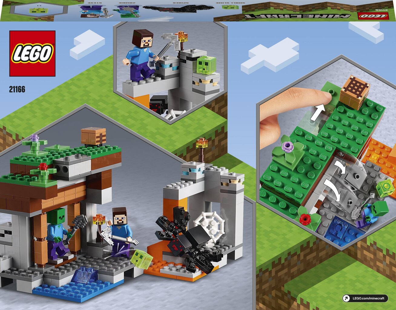 21166 LEGO® Minecraft Mahajäetud kaevandus hind ja info | Klotsid ja konstruktorid | kaup24.ee