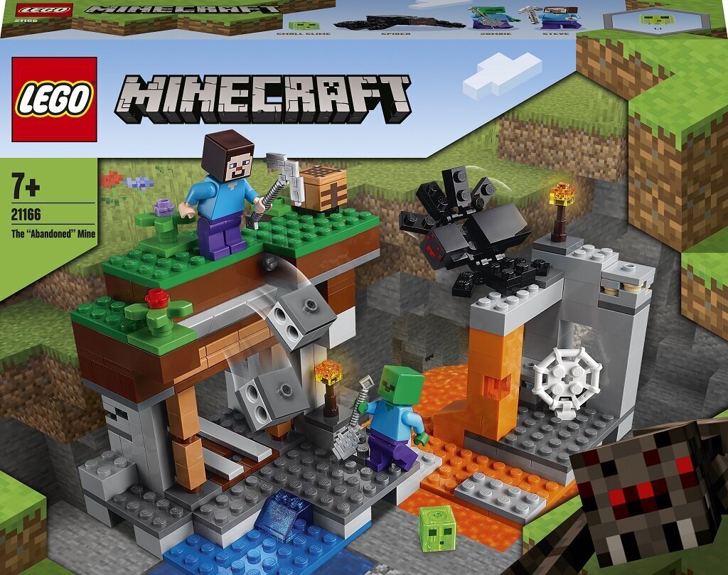 21166 LEGO® Minecraft Mahajäetud kaevandus цена и информация | Klotsid ja konstruktorid | kaup24.ee