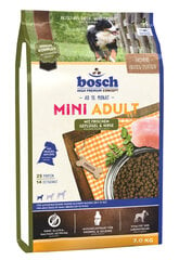 Bosch Mini Adult Poultry & Millet koeratoit linnuliha ja hirsiga, 3kg hind ja info | Kuivtoit koertele | kaup24.ee