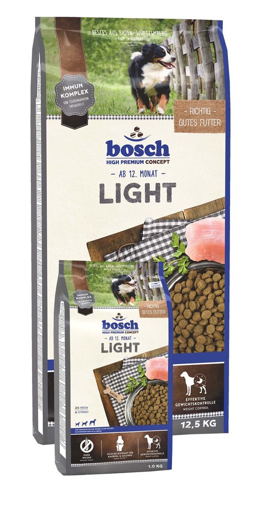 Bosch Petfood Light (High Premium) 12,5 kg hind ja info | Kuivtoit koertele | kaup24.ee