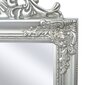 Eraldiseisev peegel, barokkstiilis, 160x40cm cm, hõbedane v. hind ja info | Peeglid | kaup24.ee