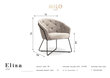 Tool Milo Casa Elisa, helesinine hind ja info | Söögilaua toolid, köögitoolid | kaup24.ee