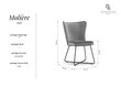 Tool Interieurs86 Moliere 85, heleroheline hind ja info | Söögilaua toolid, köögitoolid | kaup24.ee