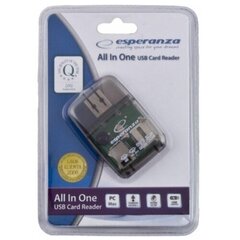 Kaardilugeja Esperanza EA132 All In One цена и информация | Адаптеры и USB-hub | kaup24.ee