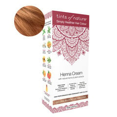 Looduslik juuksevärv Tints of Nature Henna Cream Golden Brown 70 ml hind ja info | Juuksevärvid | kaup24.ee