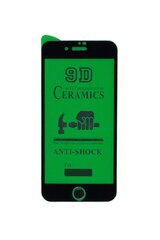 Защитное стекло CLEAR CERAMIC BLACK  для iPhone 6/6s  цена и информация | Защитные пленки для телефонов | kaup24.ee