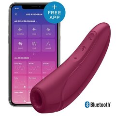 Kliitori stimulaatorid Satisfyer Curvy 1+, roosa hind ja info | Vibraatorid | kaup24.ee