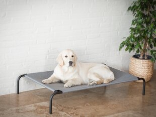 Pesa Hobbydog Iron Grey Linen XL, 100x55x20 cm hind ja info | Pesad, padjad | kaup24.ee