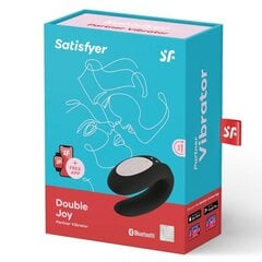 Satisfyer Double Joy Black / incl. Bluetooth ja App цена и информация | Вибраторы | kaup24.ee