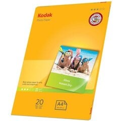 Глянцевая фотобумага Kodak A4 180G/M2, 20 листов цена и информация | Канцелярские товары | kaup24.ee