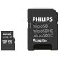 Philips MICROSDXC 64GB CLASS 10/UHS 1 + ADAPTER цена и информация | Mobiiltelefonide mälukaardid | kaup24.ee