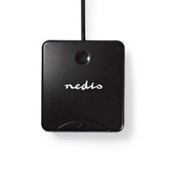 ID-kaardi lugeja Nedis CRDRU2SM1BK hind ja info | USB jagajad, adapterid | kaup24.ee