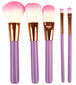 Meigipintslite komplekt Makeup Brushes In Keepsake Butterfly Tin Lilac Bys, 5tk цена и информация | Meigipintslid, -käsnad | kaup24.ee