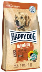 Happy Dog kuivtoit täiskasvanud koertele veiseliha ja riisiga NaturCroq Rind&Reis 15 kg hind ja info | Kuivtoit koertele | kaup24.ee