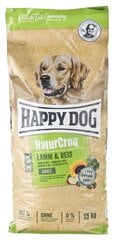 Happy Dog kuivtoit täiskasvanud koertele lambaliha ja riisiga NaturCroq Lamm&Reis 15 kg цена и информация | Сухой корм для собак | kaup24.ee