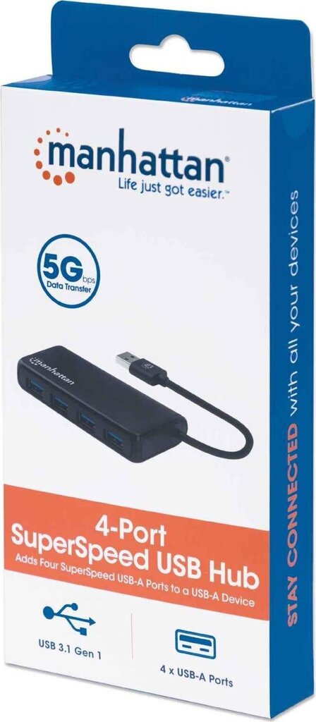 Manhattan 164900 hind ja info | USB jagajad, adapterid | kaup24.ee