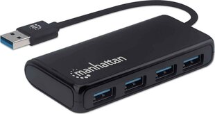 Manhattan 164900 цена и информация | Адаптеры и USB-hub | kaup24.ee