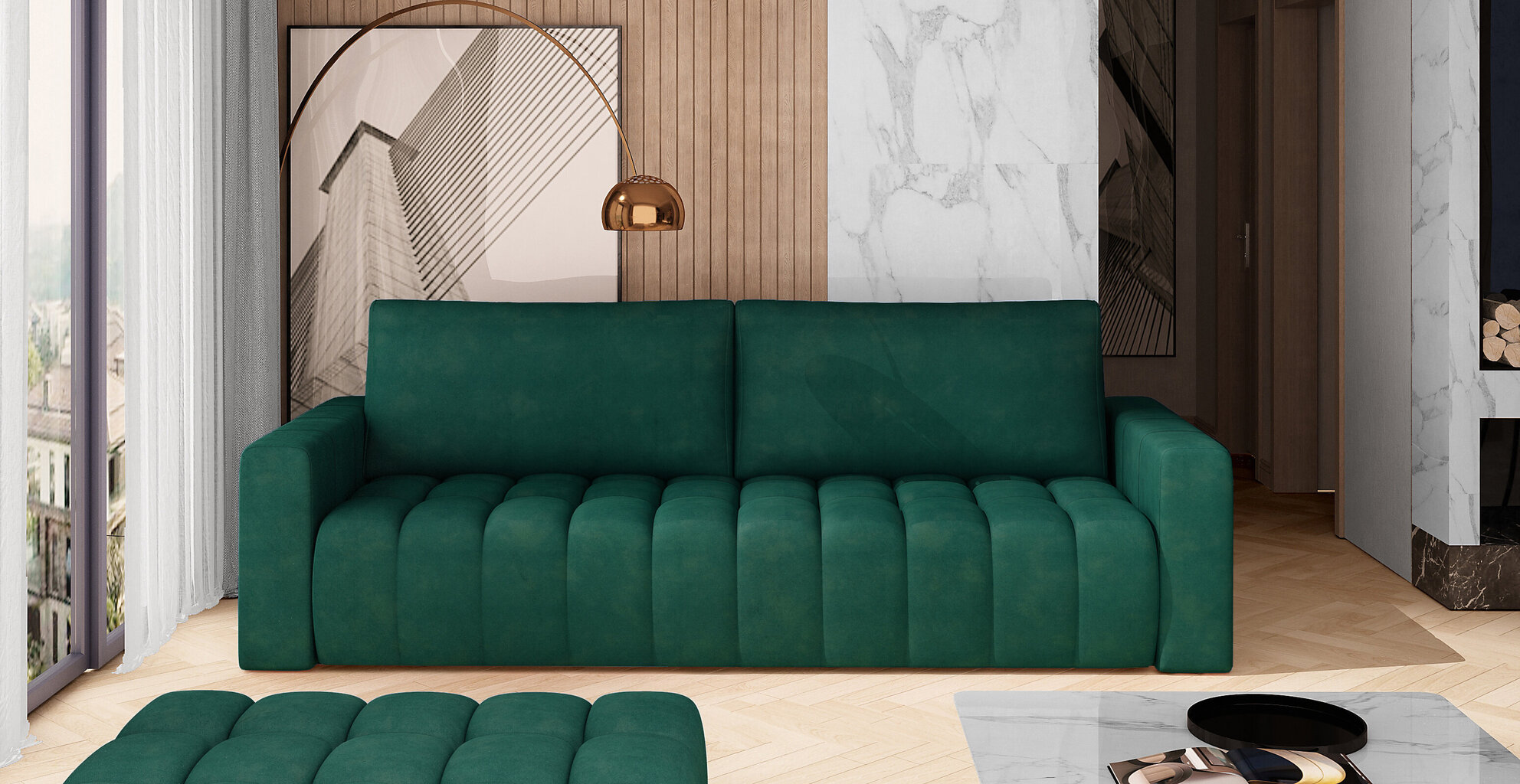 Pehme mööbli komplekt NORE Lazaro 18, roheline цена и информация | Pehme mööbli komplektid  | kaup24.ee