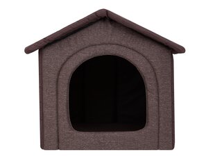Лежак-конура Hobbydog Inari Dark Brown, 70x60 см цена и информация | Лежаки, домики | kaup24.ee