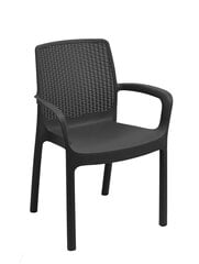 Уличный стул Progarden Regina, серый цена и информация | Уличные cтулья | kaup24.ee