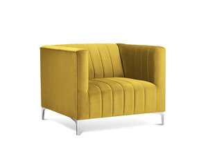 Кресло Kooko Home Tutti, желтое/серебристое цена и информация | Кресла в гостиную | kaup24.ee