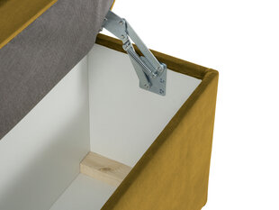 Пуф с ящиком для хранения вещей Milo Casa Bruno 180, желтый цена и информация | Кресла-мешки и пуфы | kaup24.ee