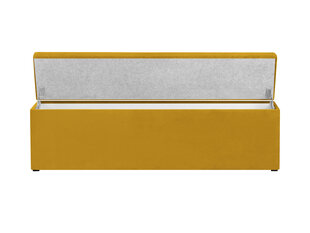 Пуф с ящиком для хранения вещей Milo Casa Lara 200, желтый цена и информация | Кресла-мешки и пуфы | kaup24.ee