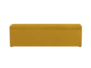 Пуф с ящиком для хранения вещей Milo Casa Lara 200, желтый цена и информация | Кресла-мешки и пуфы | kaup24.ee